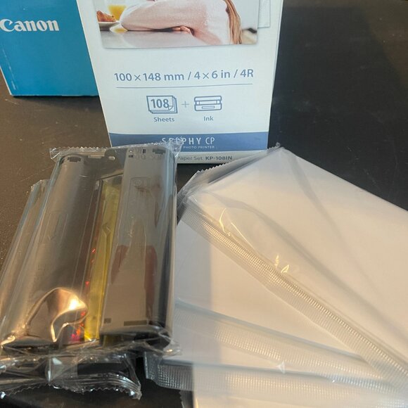 CANON Selphy CP760 Compact Photo Printer 4 x 6 - Open Box addl ink & paper (130) - Picture 5 of 5